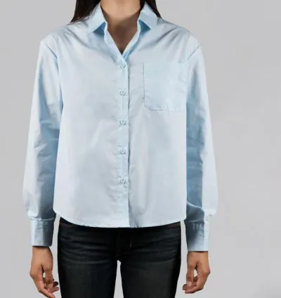 Light blue women shirt