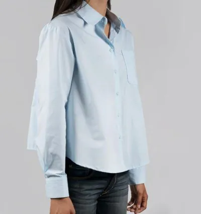 Light blue women shirt