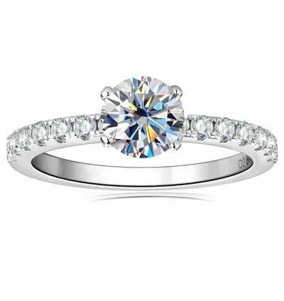 Aurelia Stong High quality Moissanite 925 sterling silver ring