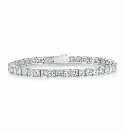 Moissanite tennis bracelet